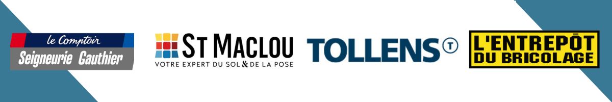 Societe de peintre en batiment en Haute-Savoie, La Haute Peinture travaille avec des partenaires reconnus comme Seigneurie Gauthier, Saint Maclou, Tollens et L'Entrepot du Bricolage pour garantir des travaux de qualite.